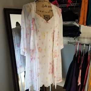 2pc floral nightgown